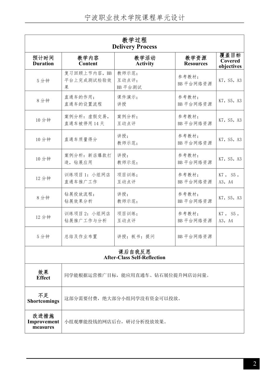 《网络营销》单元设计(R2)20（广告推广）.doc_第2页