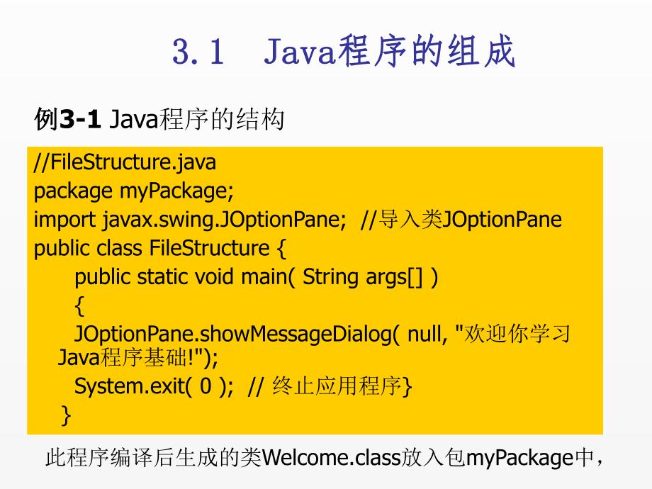 《Java面向对象程序设计(第4版)》课件chapter03 Java程序设计基础.ppt_第2页
