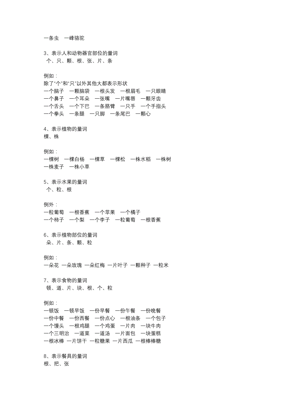 小学语文1-6年级量词大全（附练习题及答案）.docx_第2页