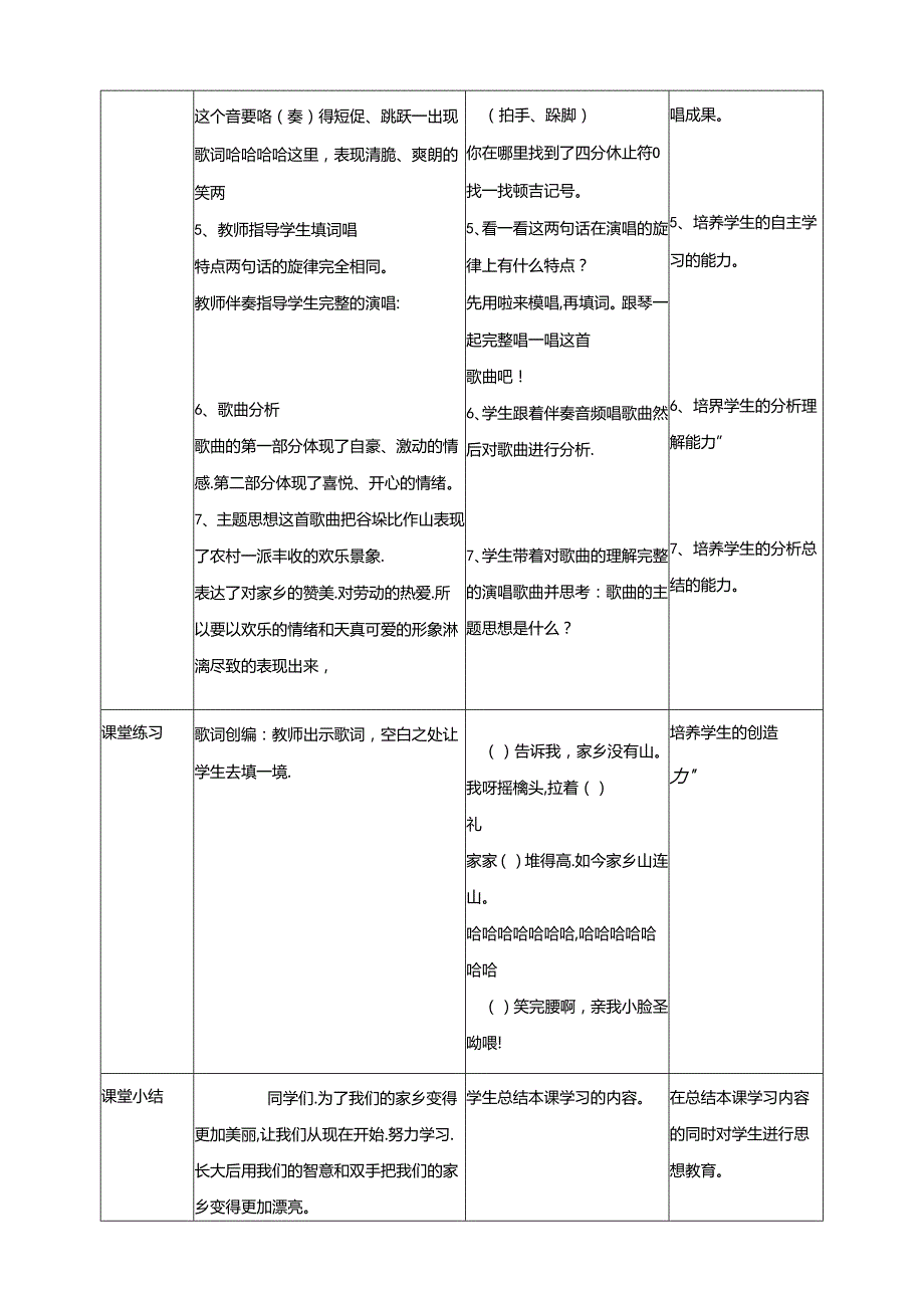 人音版小学音乐三年级上册第8单元第2课时《如今家乡山连山》.docx_第2页